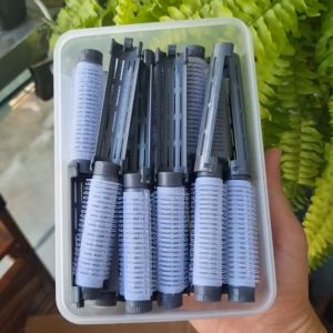 Bộ Uốn Phồng Chân Tóc Lô Gai  Trơn mới nhất  Hộp 20 ống  25 ống.