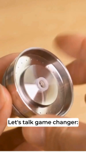 Refillable Stainless Steel Nespresso Vertuoline Compatible Coffee Pod Holder for Easy Brewing