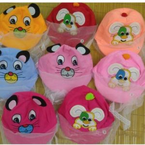 Mũ kèm khăn voan cho bé sơ sinh [chống bụi gió...]