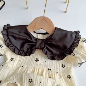 BD226 Body áo liền quần cộc tay RIOKIDS quần áo cho bé gái sơ sinh đầy tháng thôi nôi