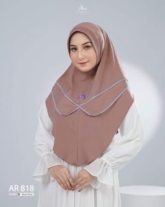 Arrafi AR 818 Jilbab hijab kerudung bergo krudung wanita dewasa jersey instan lise garis best seller terbaru terlaris kekinian murah viral 2024 adem murah promo daily ootd cantik pet antem bahan stella cantik bayar di tempat COD gratis ongkir