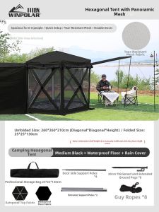 winpolar | All-Weather Portable Easy-Set-Up Tent For Vehicles