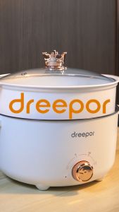 Dreepor 3L/4L/6L Electric Cooker 220V Electric Rice Cooker with Non-Stick Pan Multi-function Household Cooking Machine