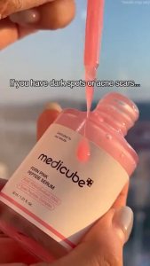 READY STOCK Medicube PDRN Pink Peptide Serum 30ml Skin Care Fade Dark Spots Acne Marks Brightening Repairing Face Serum