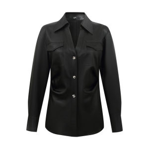 Autumn Waist-defining Acetate Shirt