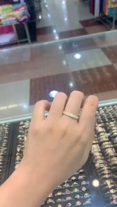 CINCIN WANITA EMAS GOLD KADAR 8K DAN KADAR 6K CINCIN EMAS MUDA WANITA MODEL SIMPEL FULL BATU PERMATA CANTIK SOSIALITA CK 213