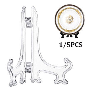 1/5pcs Portable Easels Plate Holders Display Stand Stander Picture Frame Photo Tools Display Dish Rack Home Decor