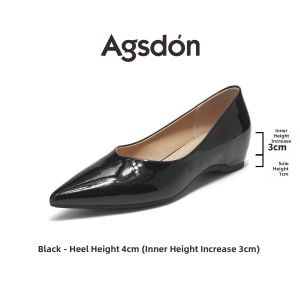 Agsdon | French Style Elegant Light Nude High Heel Sharp Toe Shoes