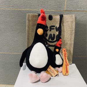 Wallace and Gromit Plushies Plush Pendant Anime Cute Penguin Stuffed Dolls Movie Peripherals Keychain Bag Pendants Kid Xmas Gift
