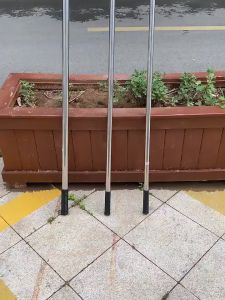 เครื่องเก็บผลไม้สแตนเลส Sk5 แบบยืดหดได้ ยาว 1.7-7.5 ม. ปรับได้ ไม่ทำให้ผลไม้เป็นรอย สำหรับการเก็บผลไม้ในที่สูง