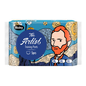 Ultra-Thin Breathable Baby Diapers Pull-Up Pants XL Trial Pack for Autumn Winter Lezhi Artist Series Disposable Cloth