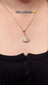 Viv Bea Titanium Alloy Necklace Choker Princess Dress Pendant Necklace For Women Stainless Steel Accessories Birthday Valentines Day Gift Holiday With Box