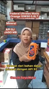 Federal Ultratec Matic Orange 10W30 08Lt All Motor Matic