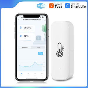 WIFI Temperature and Humidity Sensor Hygrometer Thermometer with/No LCD Display Tuya Smart Indoor Support Alexa Google Assistant