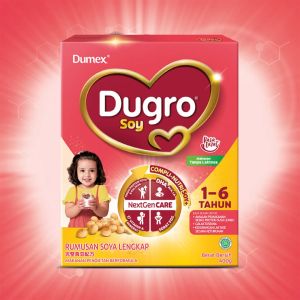 Dumex Dugro Soy Tailored Nutrition Milk Formula 1 - 6 years 400g X 12