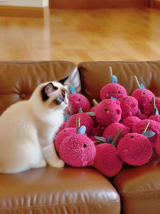 Durable Wood Teething Toy for Cats Interactive Toy That Entertains Cats on Its Own Terms Bites Resistant Teasing Stick for Cats