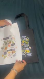 [BISA COD] Totebag Kanvas Tas Serut Islami Islam Quotes Aesthethic Tote bag Goodie bag Tas Selempang Sekolah Tas Ngaji Anak