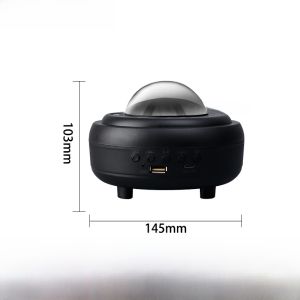 Aurora Moon Light Starry Sky Projector Bluetooth Speaker Atmosphere Lamp Gift for Boyfriend Girlfriend Home Decorative Lighting