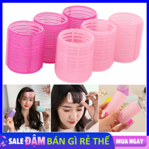 Ống Cuốn Tóc Xoăn Bồng Bềnh Kiểu Hàn Quốc Cho Nữ Lô Uốn Tóc Mái Thưa Tự Dính - Kẹp Phồng Chân Tóc / Uốn Tóc Mái Thưa Giữ Cố Định Tạo Kiểu Tóc Xoăn Tiện Lợi Cho Nữ
