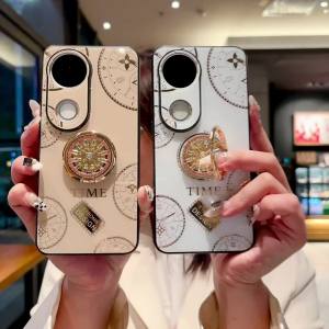 เหมาะสำหรับ Vivo V40V40 ProV30 ProV30V29V29โปรเคสโทรศัพท์มือถือแฟลชเจาะอะคริลิคเคสโทรศัพท์มือถือขายึดโทรศัพท์มือถือเวลาใหม่ขอบแข็งเคสโทรศัพท์มือถือป้องกันการกระแทก