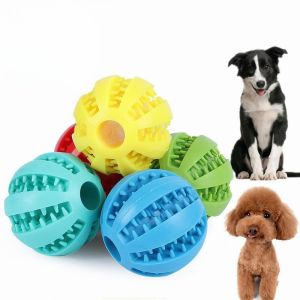 4Pcs Pet toy ball dog grinding teeth cleaning teeth leaking food ball dog chewing interactive toy
