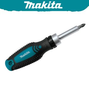 Makita | Makita D-58833 Magnetic Ratchet Hand Screwdriver Semi-Automatic Positive Negative Rubber Nonslip Hand Tools Screwdriver