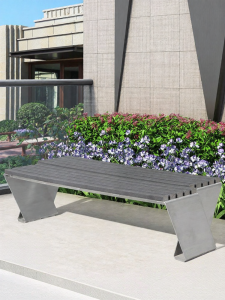 ZIYE | Outdoor Park Double Row Bench With Backrest
