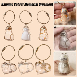 Cat Hair Keepsake Keychain Pendant Pet Fur Storage Ornament Handmade DIY Handmade Pet Souvenirs Creative Gift for Pet Lover