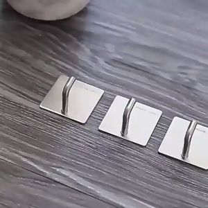 Gantungan Kamar Mandi Anti Air Stainless Steel Adhesive Hook 1pc BATHI-Z12