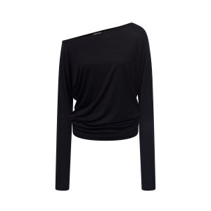 เสื้อตัวบนแขนยาวผ้าไหมลินินคุณภาพสูง ANTIFORM ทรงหลวมๆ สำหรับผู้หญิงในฤดูใบไม้ร่วง คอลเลกชั่นฤดูใบไม้ร่วงปี 2024