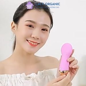 Máy Rửa Mặt Cầm Tay Silicon Làm Sạch Da Toàn Diện Ngăn Ngừa Mụn Massage Trẻ Hóa Làn Da Kèm Sạc Từ Tính Chống Nước Vệ Sinh