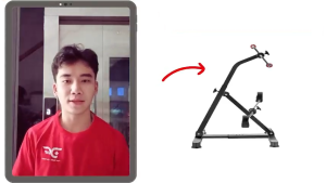 Xe đạp tập thể dục tay chân TD001P-6C