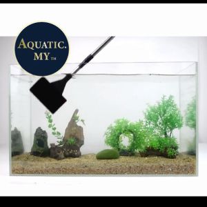 XiLong 3 IN 1 Rotating Scrapper Brush 55cm/90cm Aquarium Brush Algae Scrapper/ Berus Akuarium