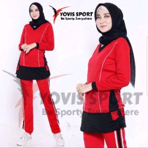 Setelan Senam Wanita Yovis Sport Original
