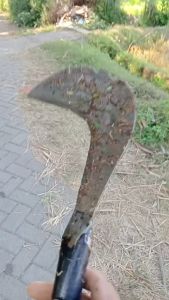 Pisau Rumput Halaman & Gagang Pipa Bahan Gergaji Selendang