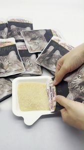 LDECO 85g Cat Wet Food Pouch Rich In Vitamins Cat Treats VC Fish Oil Pet Snack For Adult/ Puppy