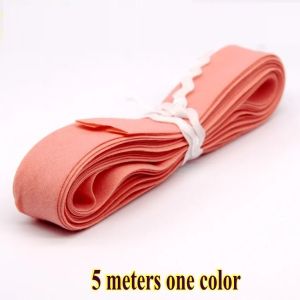 20mm Width Cotton Bias Binding Tape Folded Cloth Strip for DIY Sewing Accessories Edge Covering Craft 5 Meters Per Bag