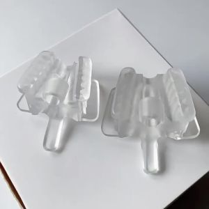 5pcs Dental Silicone Mouth Props Mouth Opener Cheek Retractor Dental Bite Blocks Large Size 4.2cm Dentist Oral Hygiene Tools