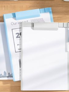 A4 Paper Writing Board Clip File Student Writing Board Pad Exam Paper Organizer Clip Board Menu Writing Board File Clip Student Desk Mat