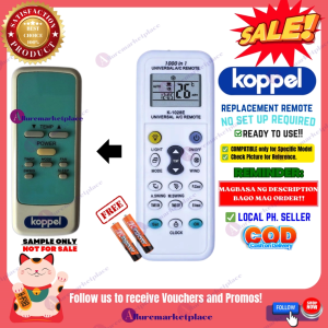 KOPPEL AIRCON Remote Replacement [**Mag Basa B4 Umorder**] Ready to USE Universal for KOPPEL WINDOW TYPE AIR CONDITIONER Remote Control KOPPEL Universal AC Remote KOPPEL Aircon Remote