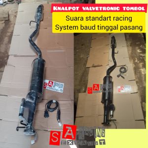 knalpot valvetronic tombol standart racingt120ssapvgrand maxfuturaTerios/rush lamadll