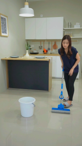 Kleaner Alat Pel Pembersih Lantai Spons PVA Tipe Sekrup Floor Mop Lebar 33cm XL Super Serap GSA034