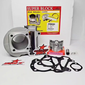 BLOK BRT BLOK SEHER CAST IRON 54.50 mm BEAT Karbu SCOOPY SPACY Karbu Karburator Paket Blok Piston Forged Forging Beat Scoopy Spacy Bore Up 54.50mm
