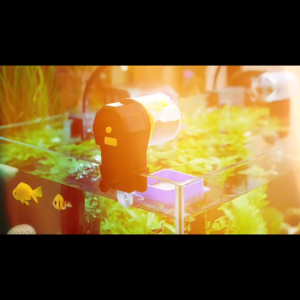 ORI TaffHOME Alat pemberi Dispenser Makan Ikan otomatis Aquarium Automatic Food Timer - GA-300D