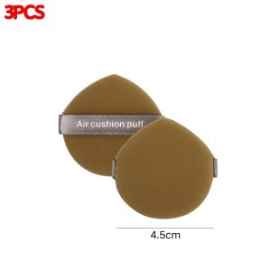 Dorisna 3 cái hình Quả lê miếng bọt biển trang điểm XL dày Bông thoa phấn nền ướt & khô nền tảng bông đánh phấn đệm hơi vẻ đẹp dụng cụ mỹ phẩm