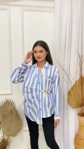 KLOWI-3122-KEMEJA WANITA TERBARU-KEMEJA KERJA WANITA-KEMEJA JUMBO-BLOUSE WANITA TERBARU-BAJU ATASAN WANITA-ATASAN KEMEJA WANITA 2023
