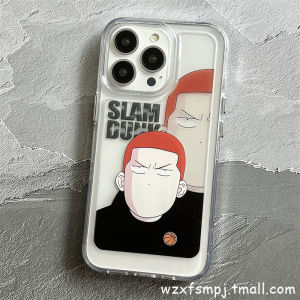 Space Acrylic Anime Phone Case for Apple 16Promax 13Pro 15Plus Basketball Expert iPhone 12 Transparent Anti-Fall Male Model XS Personality