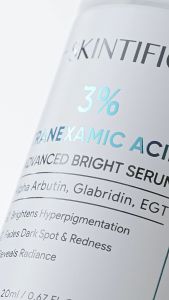 [Diskon Cuci Gudang！] SKINTIFIC -  Tranexamic Acid Advanced Bright Serum 20ml | Serum Mencerahkan Dark Spot Whitening Brightening Tumpas Komedo anti aging anti acne Eksfoliasi Mengangkat Sel Kulit Mati Exfoliating with Tranexamic Acid Arbutin Glabridin