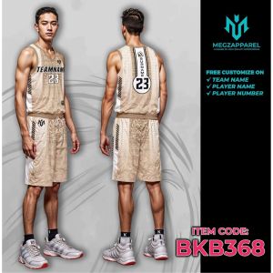 MEGZ BKB368 Customize Basketball Jersey Full Sublimation Free Customized Team Name Surname and Number