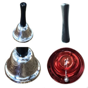 #TZ Hand Bell, กระดิ่งเรียกลูกค้า, ระฆังคริสต์มาส, ด้ามจับ, กระดิ่งมีด้ามจับ, สีอักเสบ, ปริมาณ 6.5 คริสต์